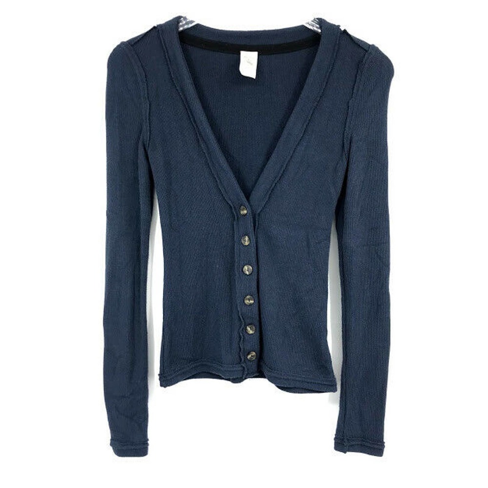 Free People Call Me Cardi Fit Button Down Plunge - Picture 8 of 12